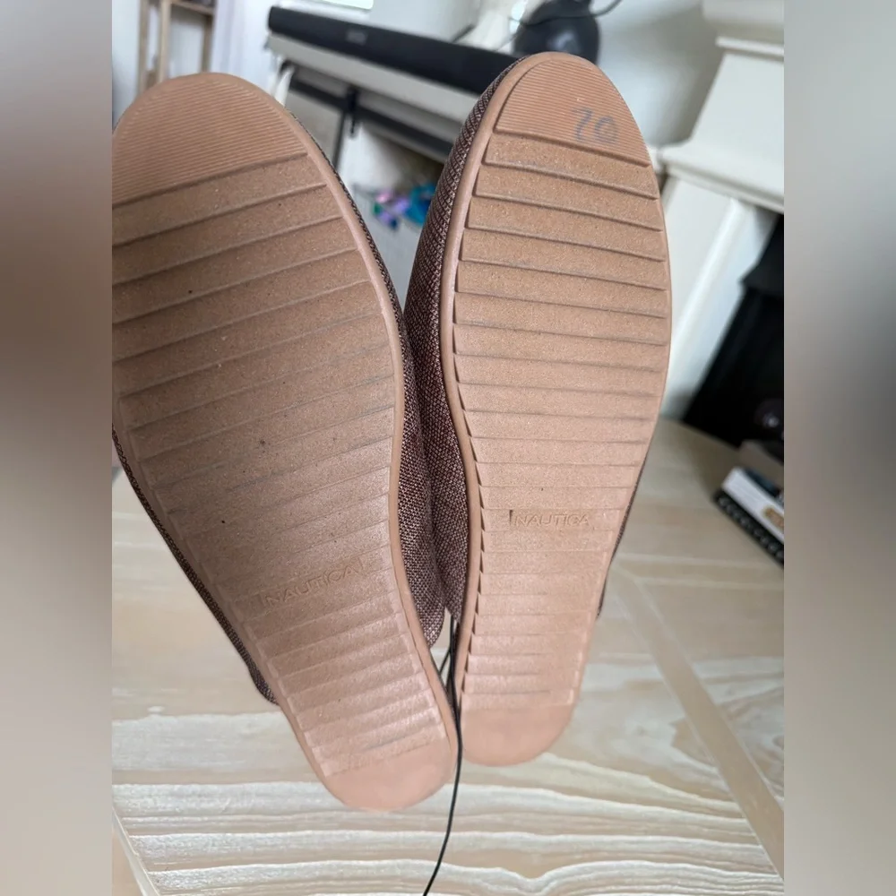 Nautica|Women's Brown Tan slip on loafer sandals,NWT In size 11•••Classic style - Picture 8 of 10